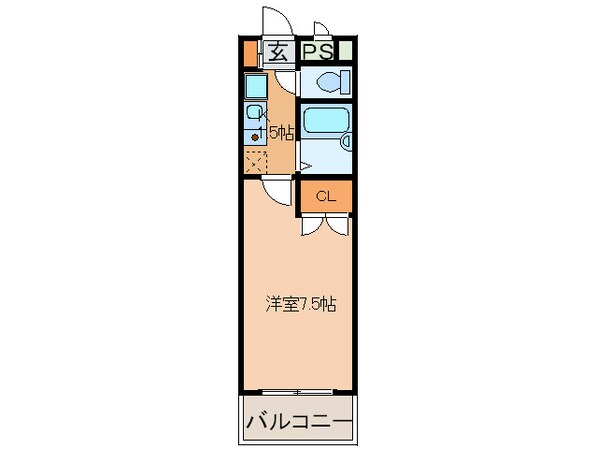 ウエストタウン福田の物件間取画像